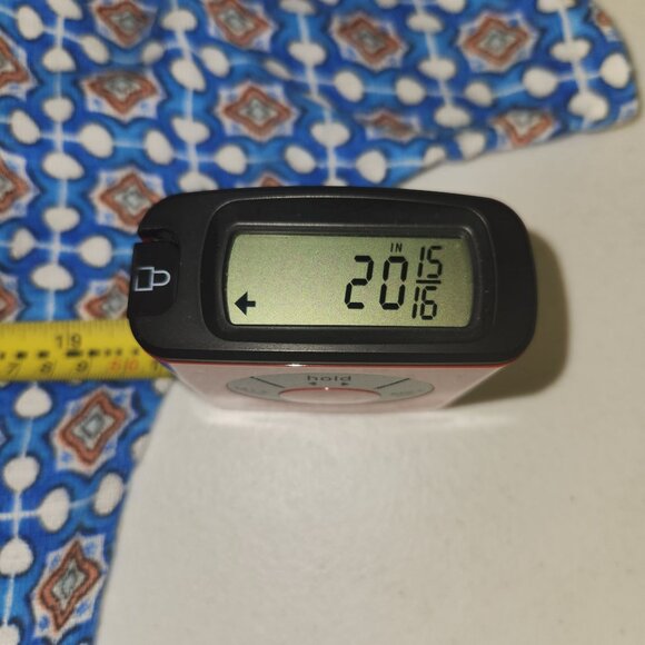 Chicos Womens 1 Blue Patterned Short Sleeve Pullover V-Neck Top 2439 - Picture 5 of 7